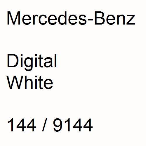 Mercedes-Benz, Digital White, 144 / 9144.